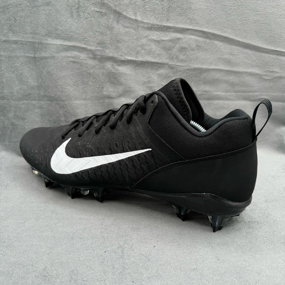 Nike Alpha Menace Pro 2 Low Football Cleats Men’s Sz 12 Black / White - Picture 4 of 11